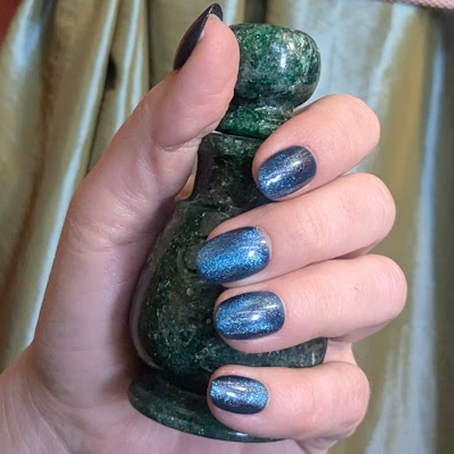 Cosmic Brilliance Nail Design